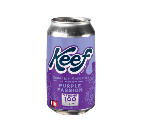 KEEF CLASSIC SODA | PURPLE PASSION | HYBRID | 100MG TOTAL | 12 FL/OZ