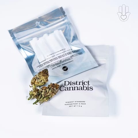 District Cannabis | Suppositories | 40mg TCH 5 pack