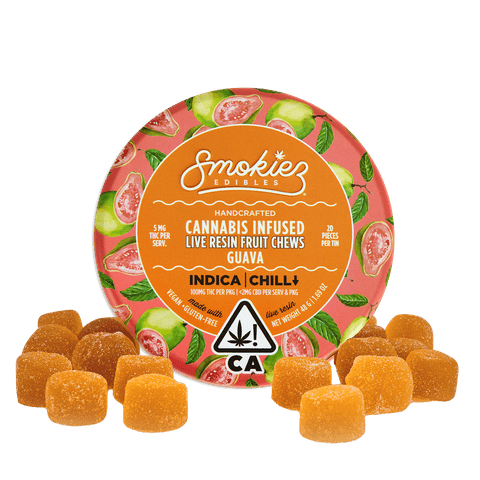 KB - SMOKIEZ - LIVE RESIN GUMMY - SWEET GUAVA - 100MG