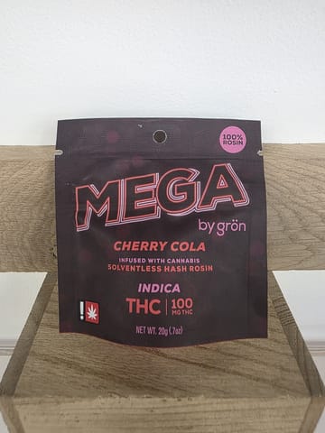 Gron | Mega Pearl Cherry Cola Hash Rosin Mega Pearl | 100mg