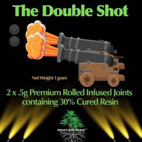 GMO X Pirate Cake Preroll Multipack 1g( 0.5g X 2)