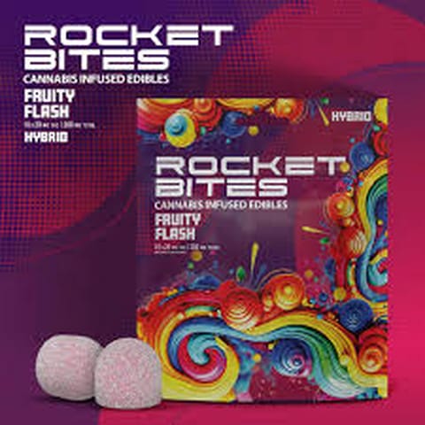 Fruity Flash 200mg Gummies | Rocket