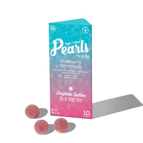 Pearls - Blueberry Lemonade 3:1 Daytime Sativa - 100mg