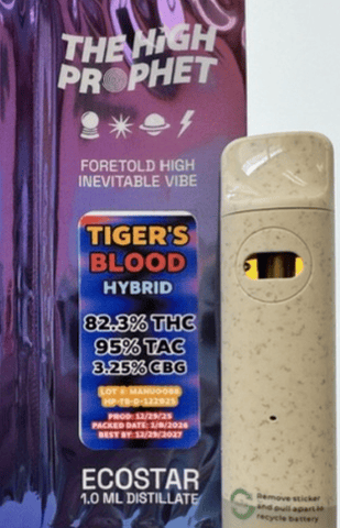 New! Tigers Blood Eco Cart The High Prophet