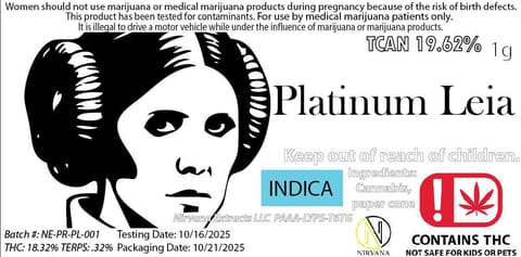 Nirvana | Pre-Roll Pack | 7G - Platinum Leia