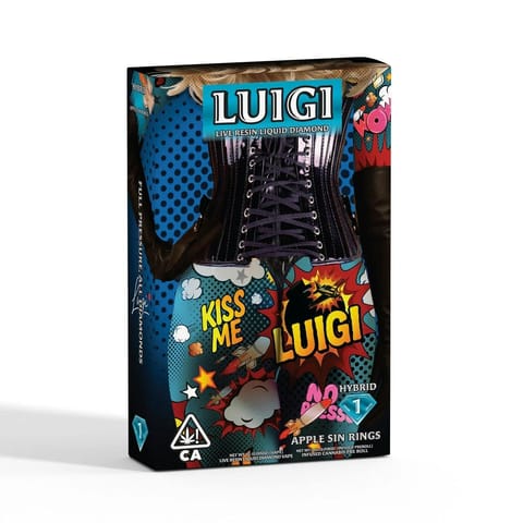 Luigi V2 - Apple Sin Rings - 1g AIO + .5g Infused Preroll