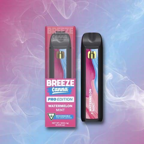 Watermelon mint 1g Disposable Breeze Pro