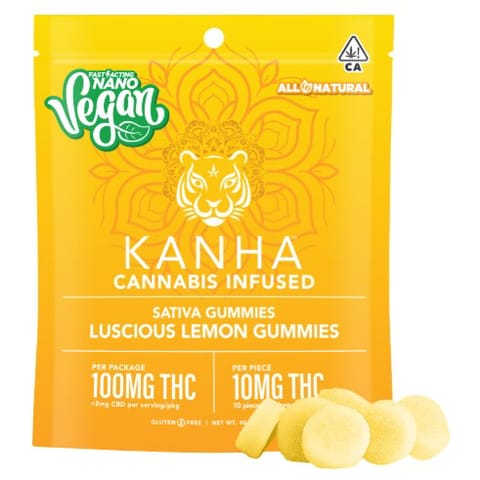 KANHA - NANO Vegan - Sativa Luscious Lemon 100mg