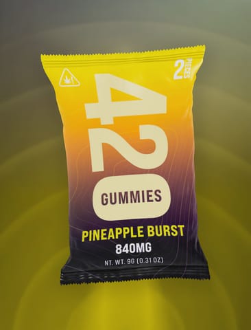 Flying Monkey 420 Gummies 2 Pack - Pineapple Burst
