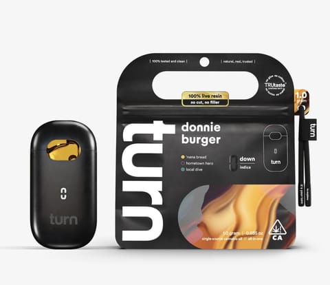 Turn | Donnie burger | Live Resin | All in one | Indica | 1g
