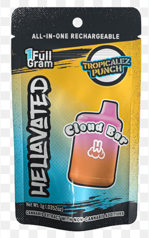 Hellavated | Cloud Bar | - Tropicalez Punch | 1g