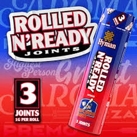Big League Runtz Rolled n' Ready Pre-rolls 3pk | Hyman