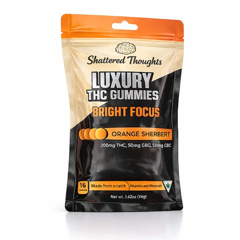 SHATTERED THOUGHTS | ORANGE SHERBET BRIGHT | GUMMY | 200MG