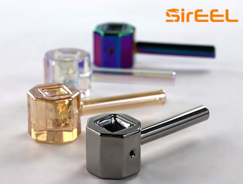 SirEEL | 4.5" Octagon "The Spark" | Hand Pipe