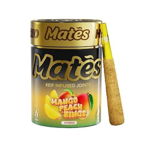 MM - Mates - Mango Peach - .6g x 5pack - HR Infused Pre-Rolls