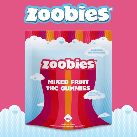 Gummies - Mixed Fruit (Hybrid) (100mg/10pk)