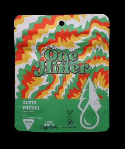 200mg Tutti Frutti One Hitter THC Vegan Gummy