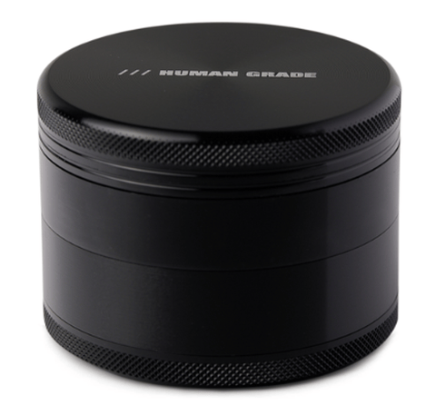 Human Grade | 4-Piece Aluminum Grinder - | Black