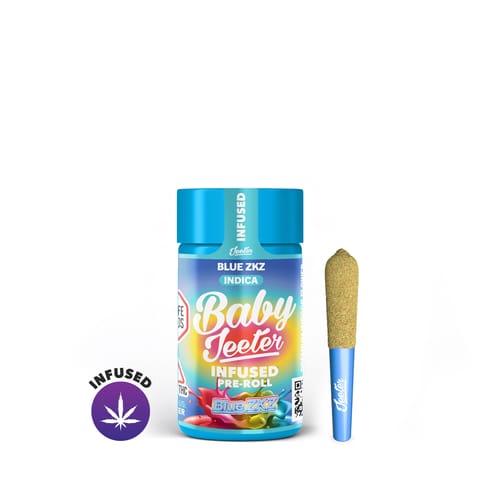 Infused Baby Jeeter 0.5G x 5 (2.5g) Preroll - Blue ZKZ (I)