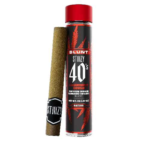 STIIIZY 40's | Strawberry Cough (S) | 2g Infused Blunt
