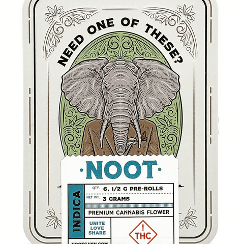 Noot | Bubba Whip | I | 6x .58 Pre-Roll Pack | 3.5G