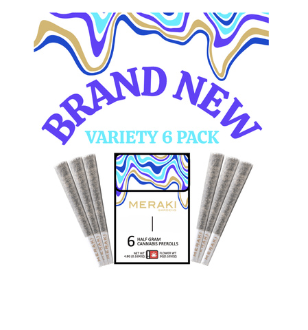 Maltese Tiger + Sunny D 6PK Joints (Meraki)
