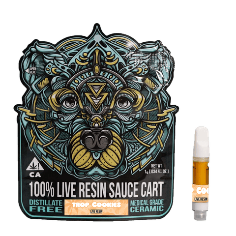 BEAR LABS - LIVE RESIN VAPE - TROP COOKIES - 1G