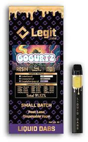 Gogurtz 1g Cured Resin AIO Vape | Legit Labs