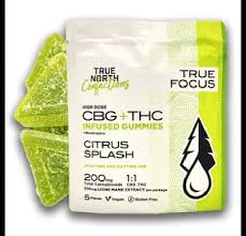 (MED) True North 1:1 Gummies - Citrus Splash 5x20 1:1 THC/CBG