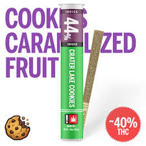 Crater Lake Cookies 1g Infused Preroll