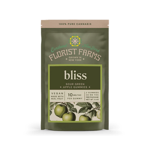 Bliss Sour Green Apple Gummies (2PK)