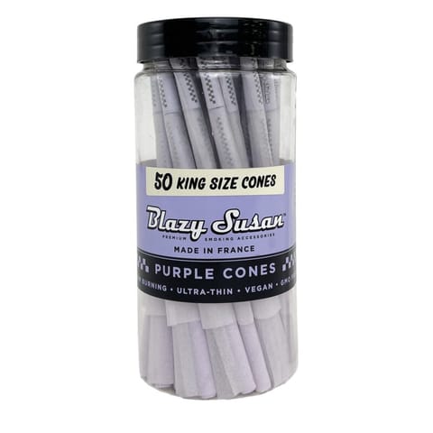 Steep Slope Vape | Blazy Susan King Size Purple Cones