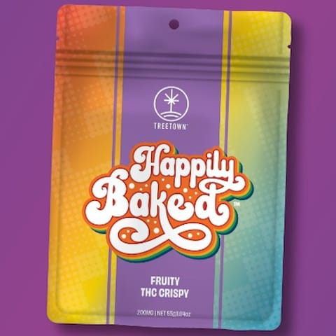 Treetown Fruity Crispy Rice Square 200mg