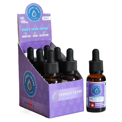 TINCTURE | THC | INDICA | 1000MG | 1 FL/OZ