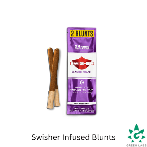 (REC) Swisher Infused Blunts 2pk - Classic Grape - Indica