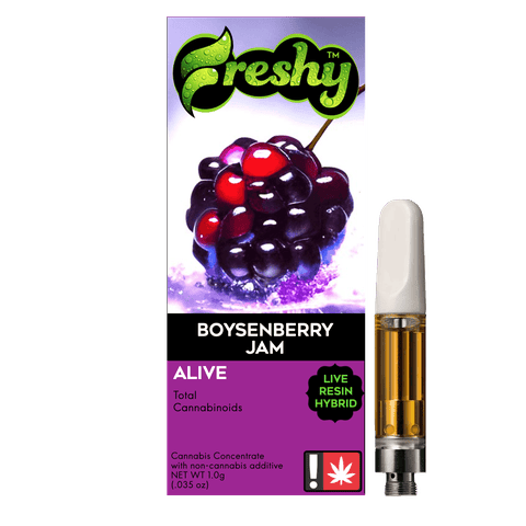 FLAVORED LIVE RESIN CARTRIDGE | BOYSENBERRY JAM | HYBRID | 1 GRAM | 510 THREAD