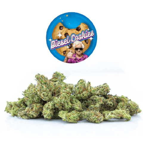 Diesel Cookies Popcorn | Indica-Hybrid - | Eighth