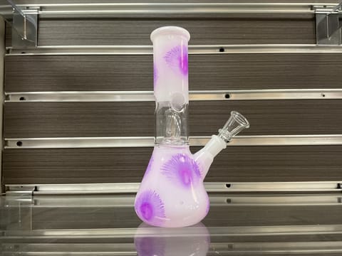 Purple Flower Classic Bong