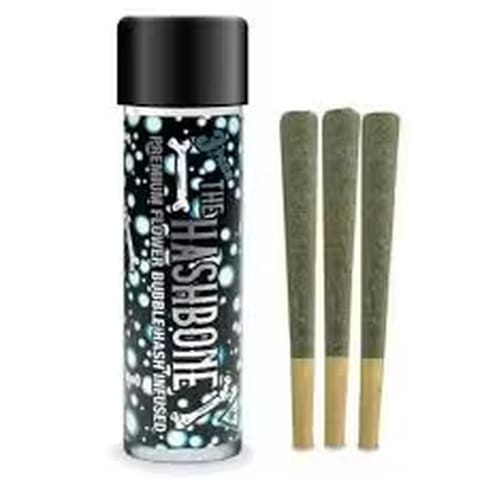 Hashbone Infused Joint 3 Pack Shiva's Hash Indica 3g