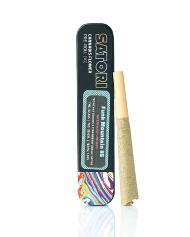 Funk Mountain, Water Hash Infused Preroll, 1g