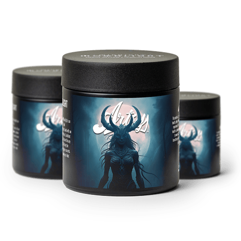 Artsy Cannabis Eighth Jars | Midnight Moonlight 3.5g Rec - | Eighth Jars