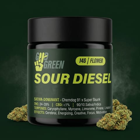 Good Green - Sour Diesel - Flower (Mixed Buds) - 14g