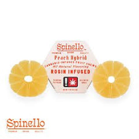 Peach 2pk Fruit Chew 100MG (Spinello)