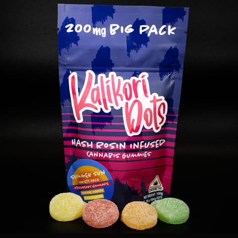 200MG Hash Rosin Gummies | Summer Sun Variety Pack