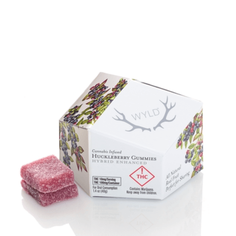 Wyld Hybrid Enhanced 100mg Gummies | Huckleberry