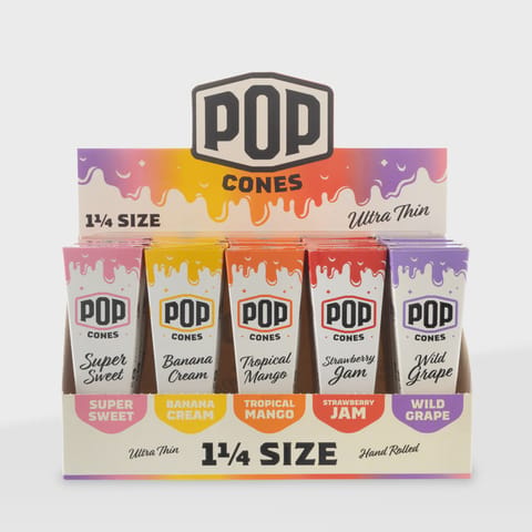 6pk Ultra Thin Cones 1 1/4"