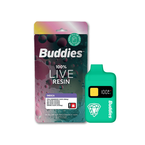 Pure Kush Live Resin 2G Disposable (Buddies)