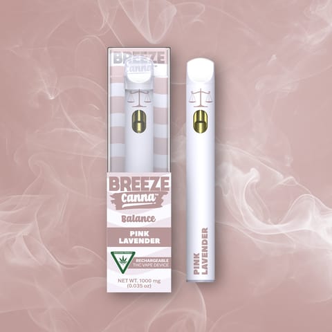 Pink Lavender 1g AIO Disposable | Breeze
