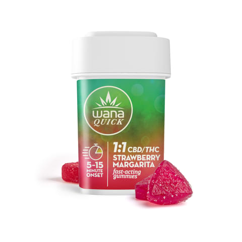 Wana Strawberry Margarita Quick Gummies