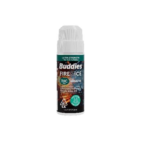 Buddies | Fire & Ice Topical | 3oz Roll-on | 1000mg